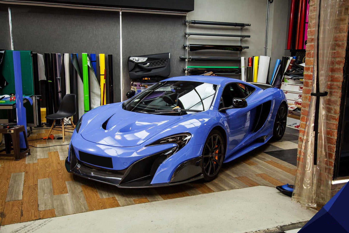 2011-2014 McLaren MP4 12C 675LT Style Partial Carbon Fiber Front Bumper And Fender - DarwinPRO Aerodynamics