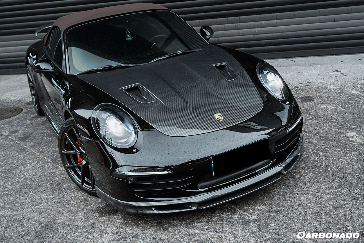 2012-2015 Porsche 911 991.1 Carrera/S/4S VRS Style Front Lip - Carbonado