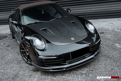 2012-2015 Porsche 991.1 Carrera/S Targa 4/4s GT2RS Style Carbon Fiber Hood - DarwinPRO Aerodynamics