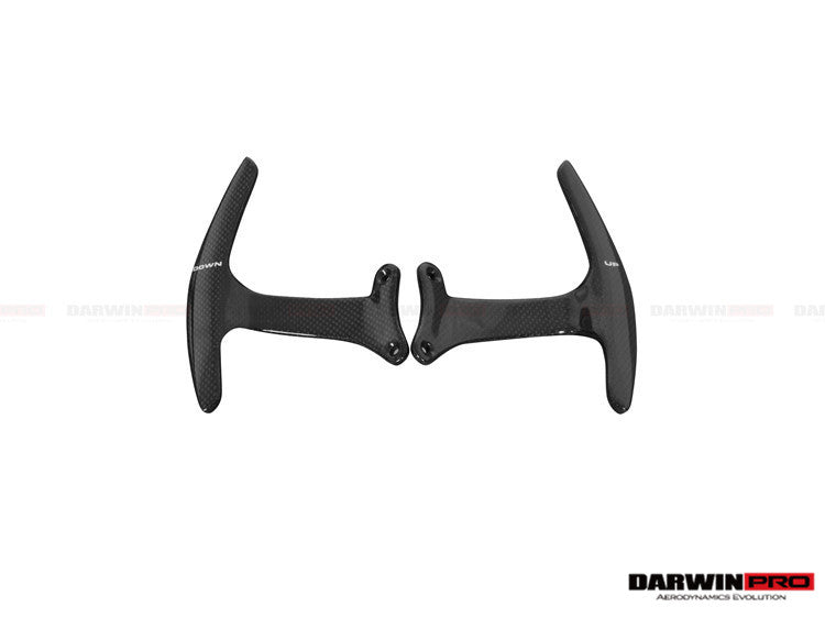 2015-2020 Ferrari 488 GTB/Spyder Dry Carbon Fiber Paddles Shift - DarwinPRO Aerodynamics