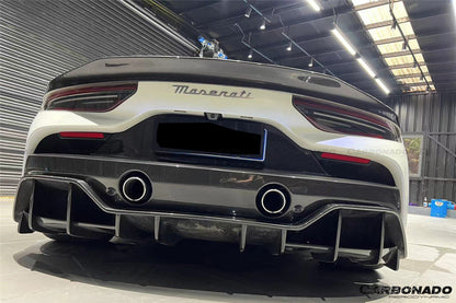 2020-2024 Maserati MC20 SVD Style Dry Carbon Fiber Trunk Spoiler Wing