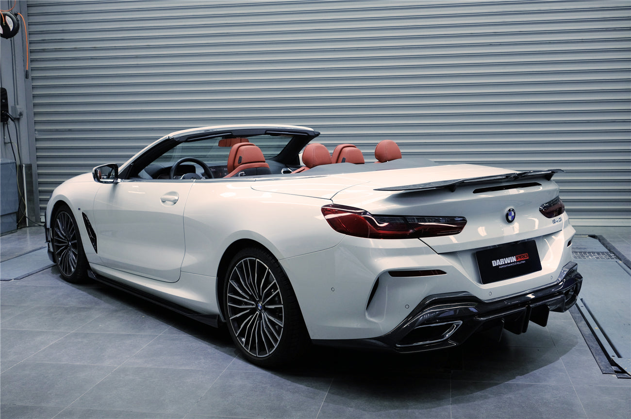 2018-2022 BMW 8 Series G14 Convertible/G15 Coupe IMP Performance Carbon Fiber Side Skirts (Add On) - DarwinPRO Aerodynamics