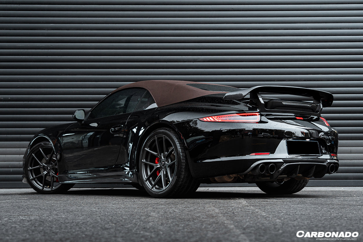 2012-2015 Porsche 911 991.1 Carrera/S/4S/GTS VRS-2 Style Rear Diffuser - Carbonado