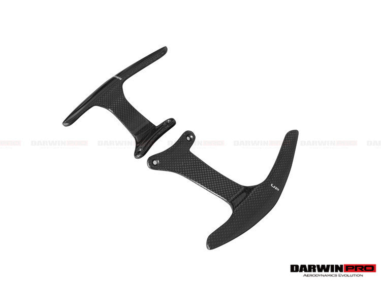 2015-2020 Ferrari 488 GTB/Spyder Dry Carbon Fiber Paddles Shift - DarwinPRO Aerodynamics