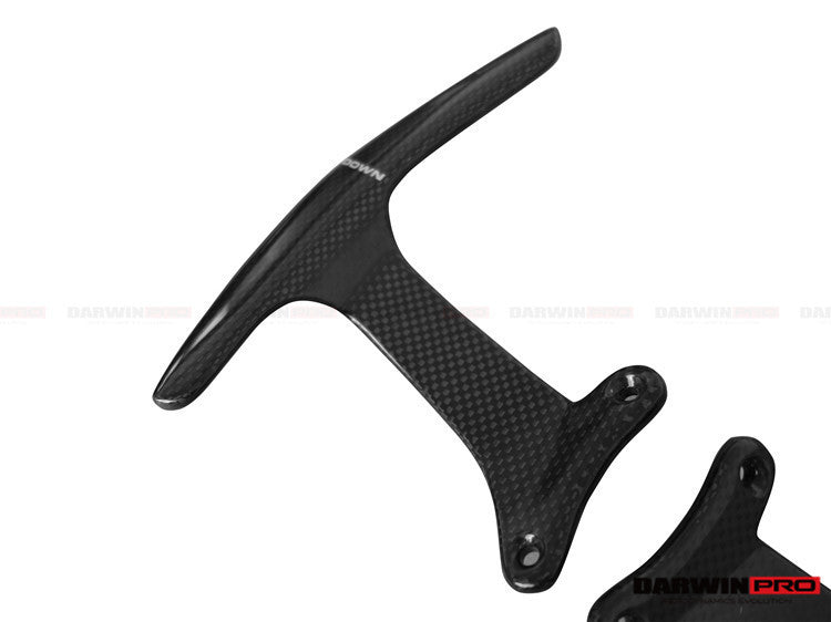 2015-2020 Ferrari 488 GTB/Spyder Dry Carbon Fiber Paddles Shift - DarwinPRO Aerodynamics