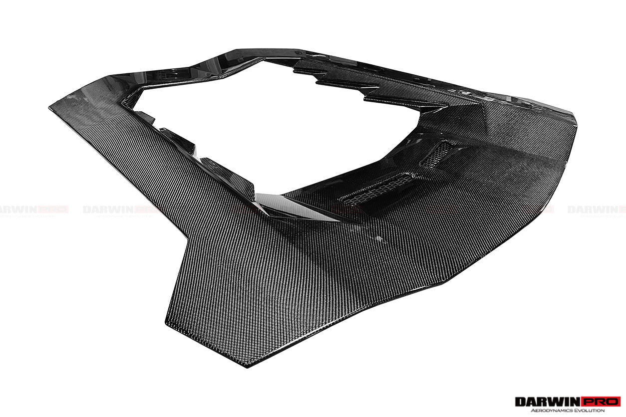 2011-2016 Lamborghini Aventador LP700 Coupe Carbon Fiber Engine Trunk - DarwinPRO Aerodynamics
