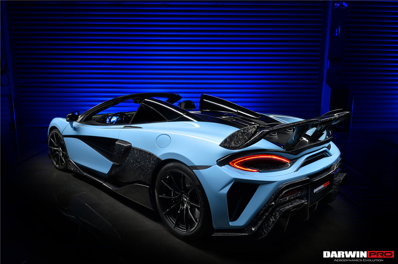2018-2021 McLaren 600lt BKSS Style Partial Carbon Fiber Rear Bumper - DarwinPRO Aerodynamics