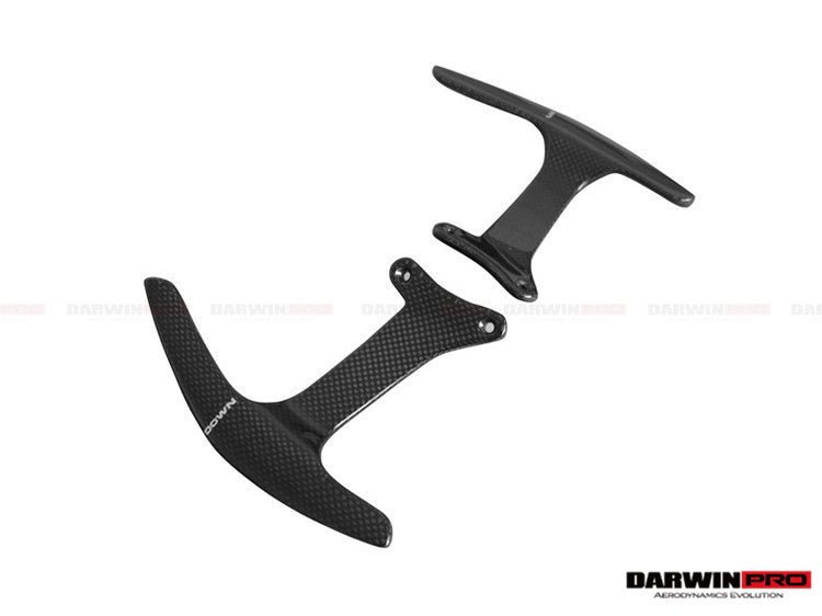 2015-2020 Ferrari 488 GTB/Spyder Dry Carbon Fiber Paddles Shift - DarwinPRO Aerodynamics