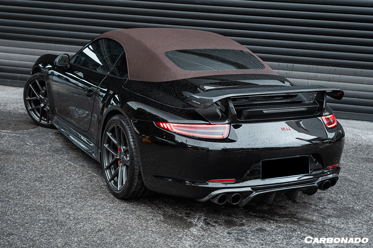 2012-2015 Porsche 911 991.1 Carrera/S/4S/GTS VRS-2 Style Rear Diffuser - Carbonado