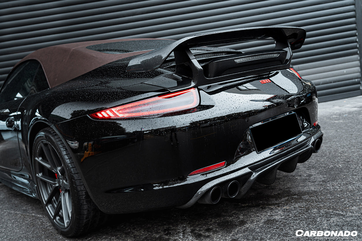 2012-2015 Porsche 911 991.1 Carrera/S/4S TA Style Trunk Spoiler - Carbonado