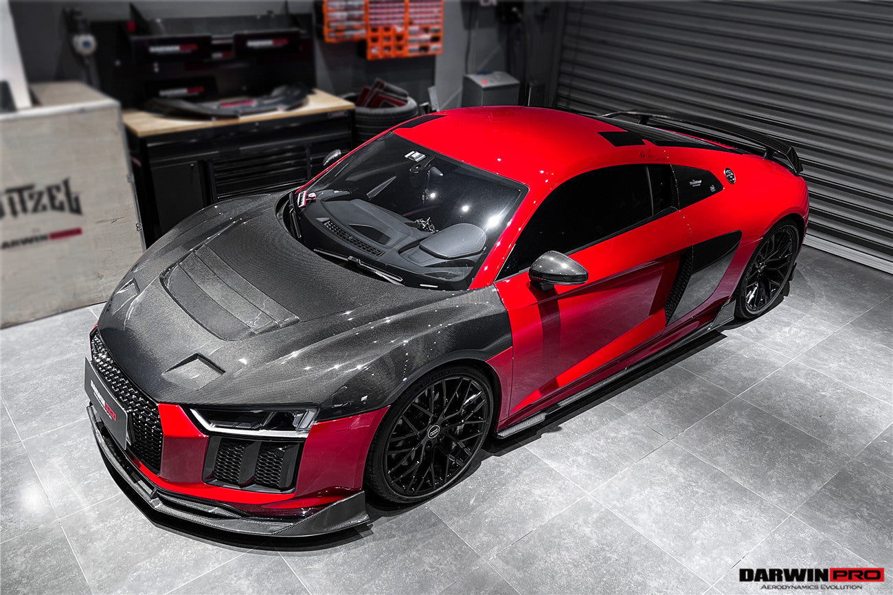 2016-2018 Audi R8 Coupe iMP Performance Carbon Fiber Side Skirts Under Board - DarwinPRO Aerodynamics