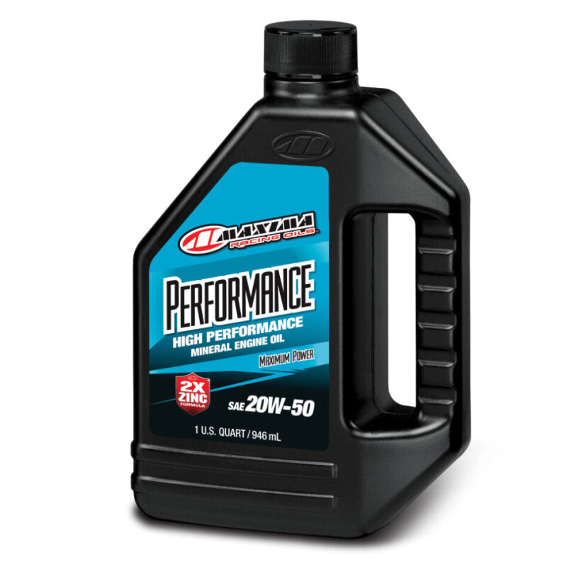 Maxima Performance Auto Performance 20W50 Mineral Engine Oil - Quart