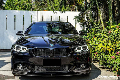 2011-2016 BMW F10 5 Series M-Tech MP Style Carbon Fiber Front Lip - Carbonado Aero