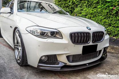 2011-2016 BMW F10 5 Series M-Tech MP Style Carbon Fiber Front Lip - Carbonado Aero