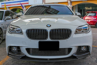 2011-2016 BMW F10 5 Series M-Tech MP Style Carbon Fiber Front Lip - Carbonado