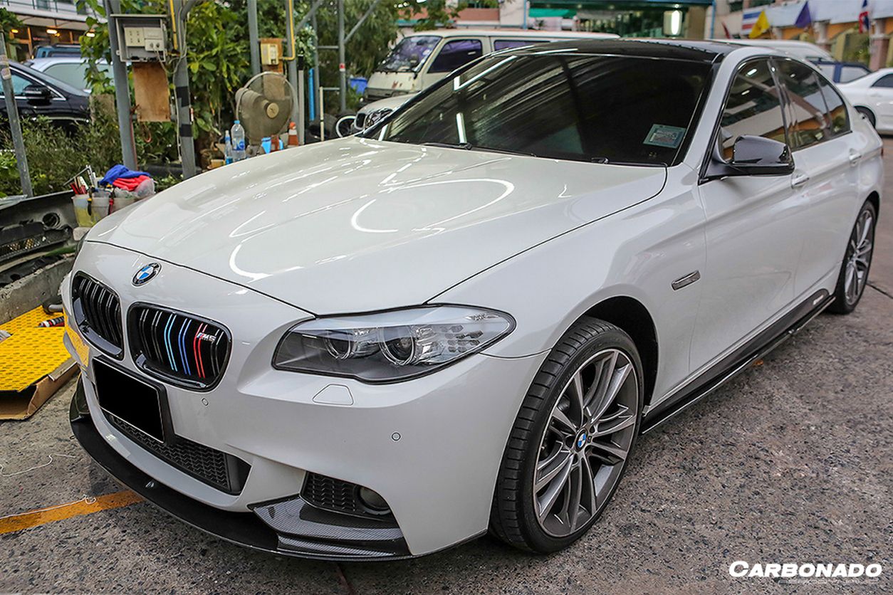2011-2016 BMW F10 5 Series M-Tech MP Style Carbon Fiber Front Lip - Carbonado Aero