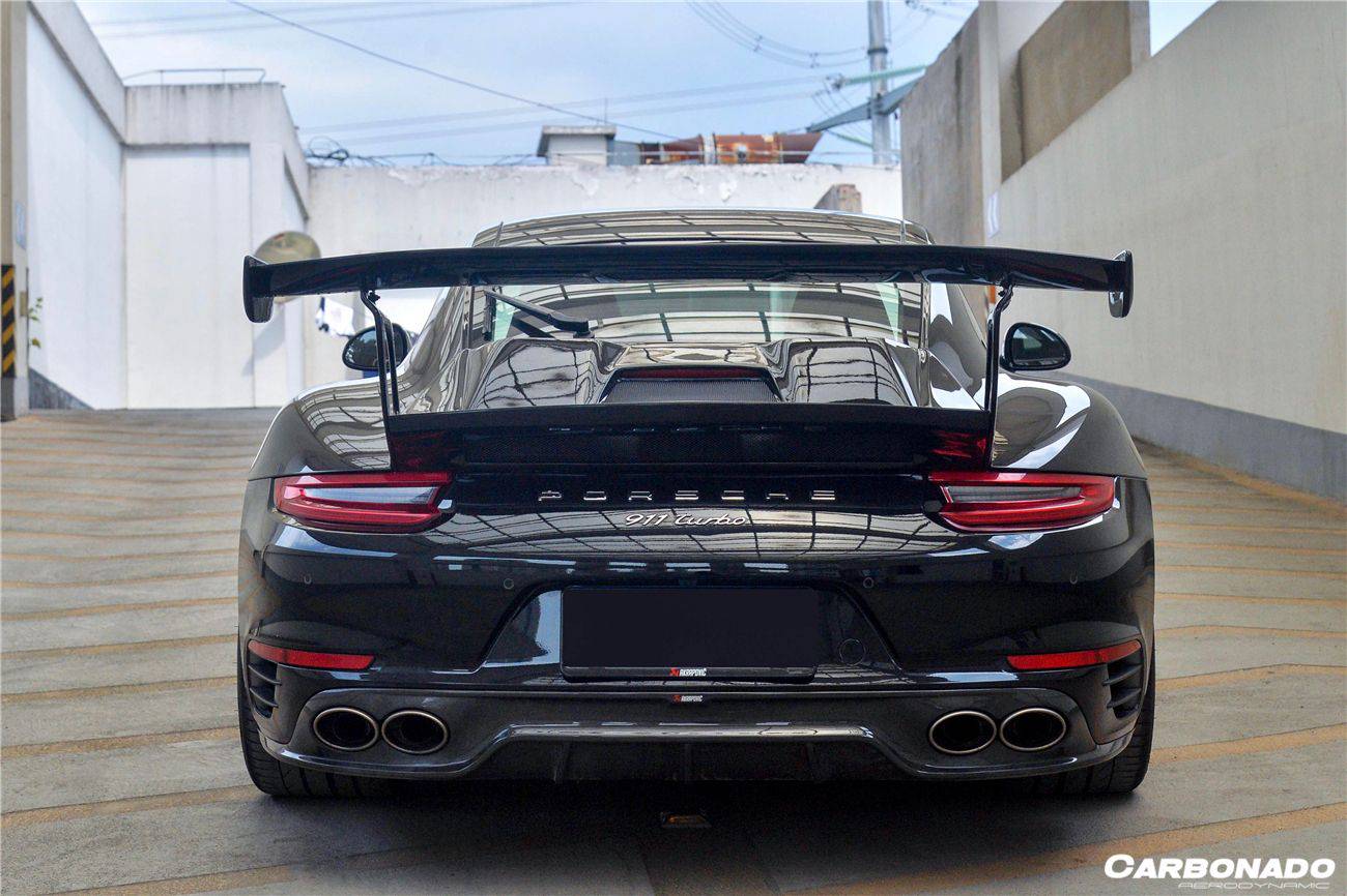 2013-2019 Porsche 911 991 Turbo/S GT2RS Style Trunk Spoiler Wing - Carbonado Aero