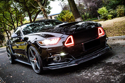 2015-2017 Ford Mustang Rsh Style Front Lip - Carbonado