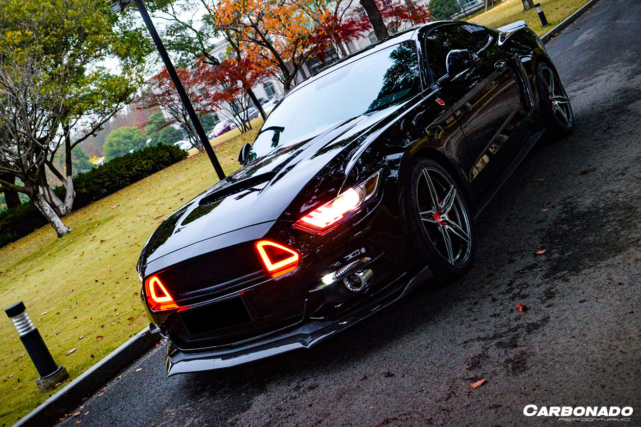 2015-2017 Ford Mustang Rsh Style Front Lip - Carbonado
