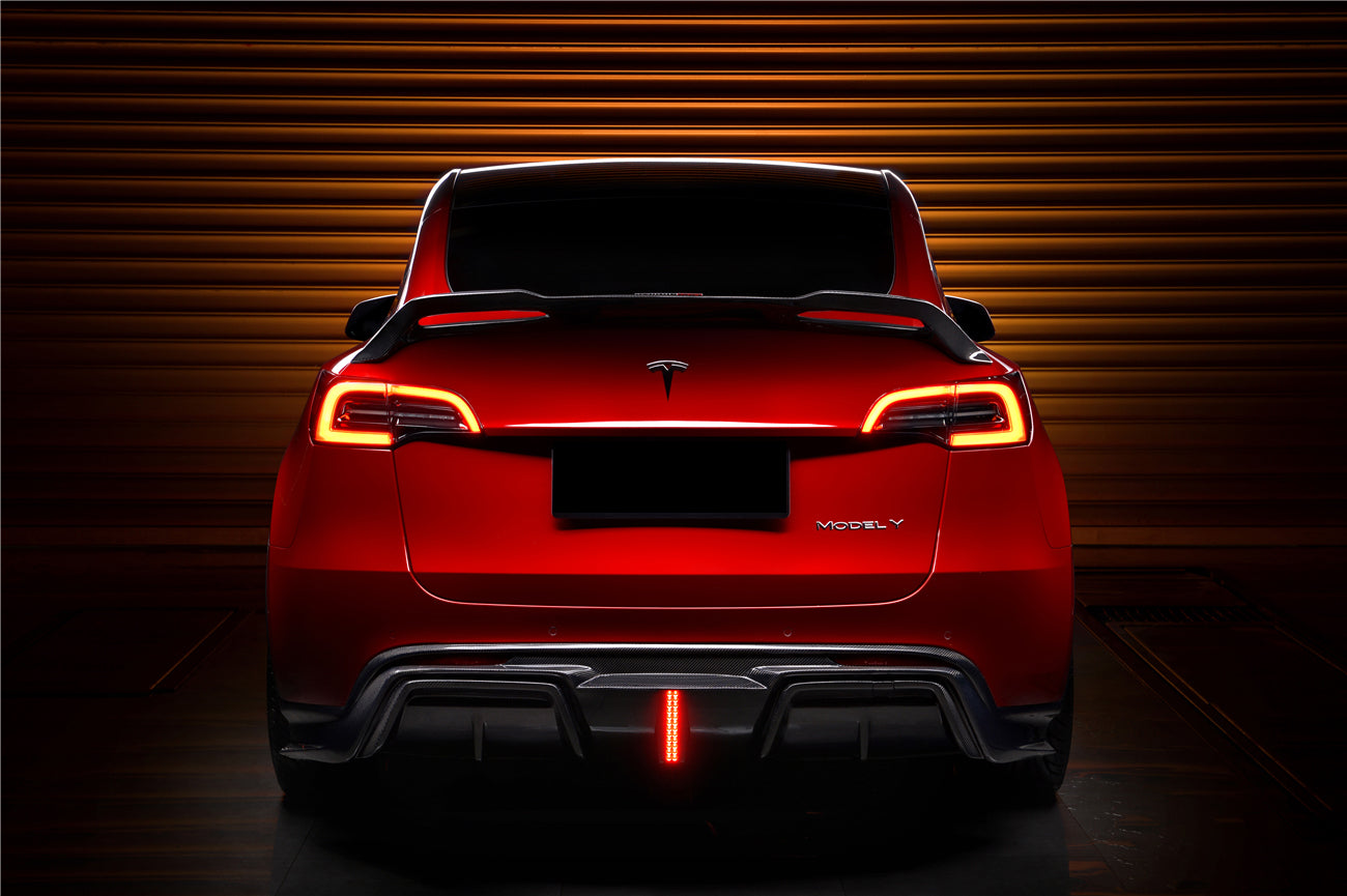 2020-2023 Tesla Model Y IMP Performance Carbon Fiber Rear Diffuser - DarwinPRO Aerodynamics