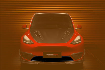 2020-2023 Tesla Model Y IMP Performance Carbon Fiber Front Bumper Grill - DarwinPRO Aerodynamics