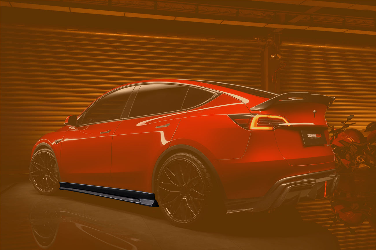 2020-2023 Tesla Model Y IMP Performance Carbon Fiber Side Skirts - DarwinPRO Aerodynamics