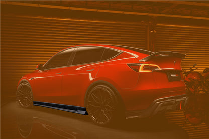 2020-2023 Tesla Model Y IMP Performance Carbon Fiber Side Skirts - DarwinPRO Aerodynamics
