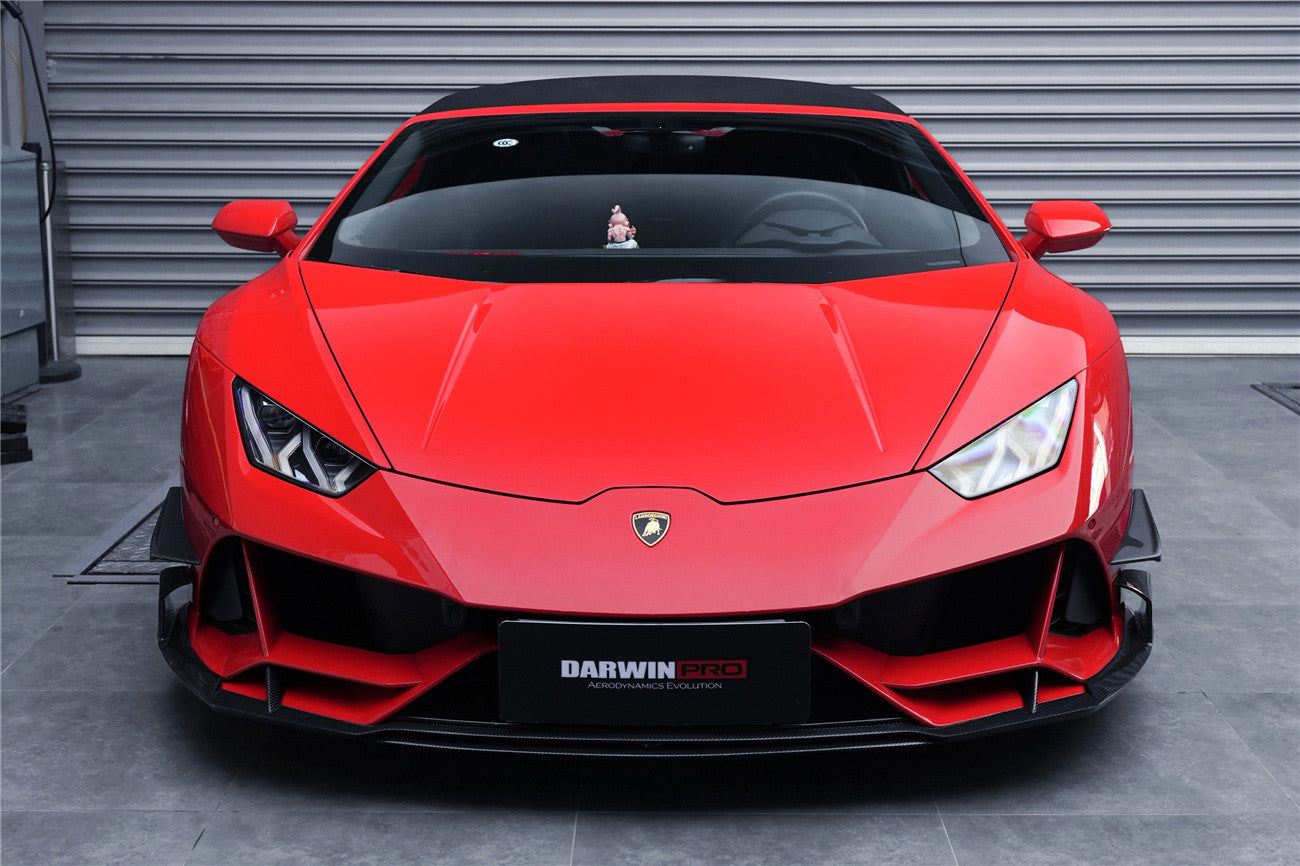 2015-2022 Lamborghini Huracan EVO 4WD ONLY BKSS Style Carbon Front Lip - DarwinPRO Aerodynamics