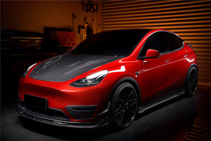 2020-2023 Tesla Model Y IMP Performance Carbon Fiber Front Bumper Grill - DarwinPRO Aerodynamics