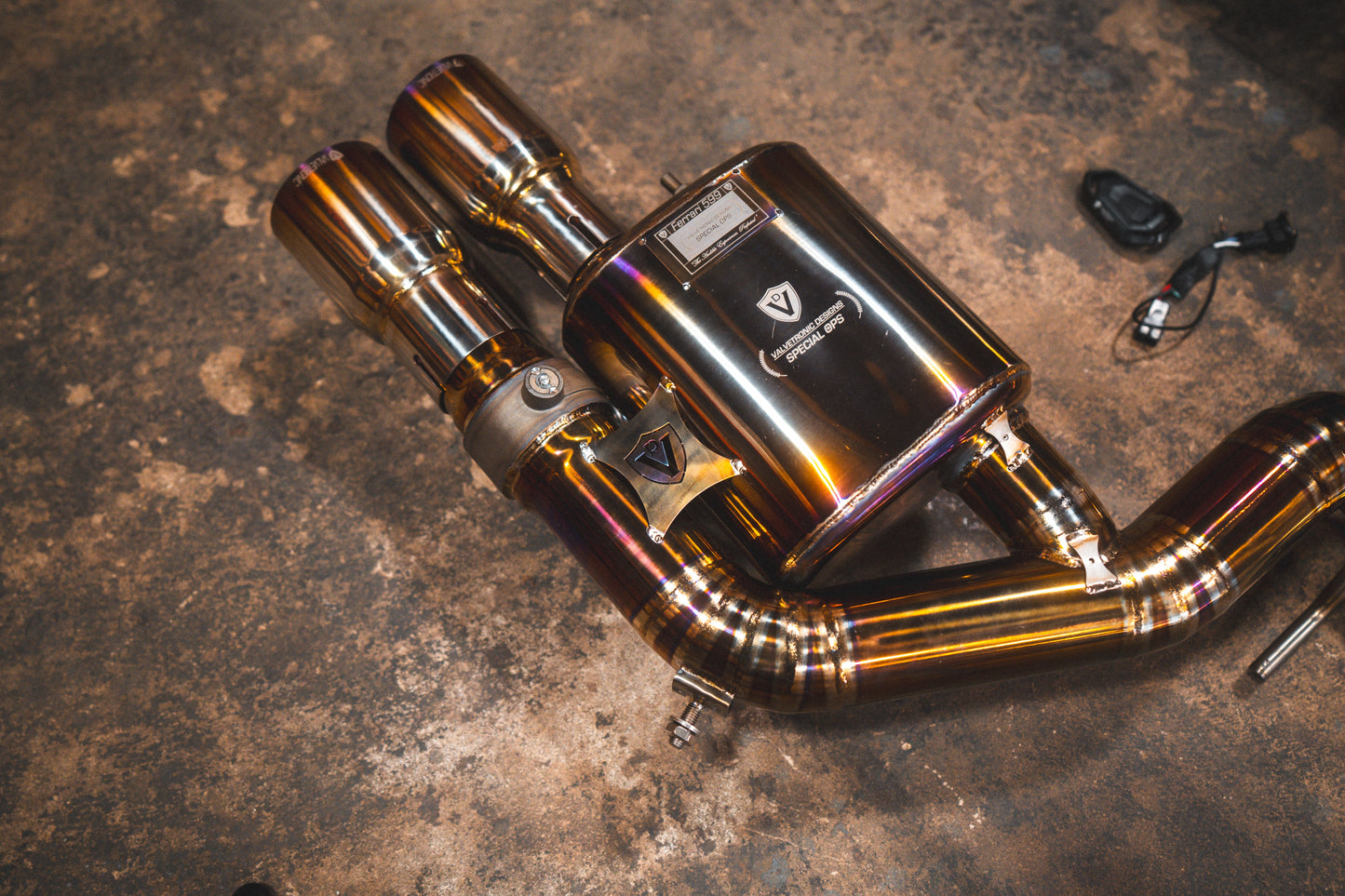 Valvetronic Design Ferrari 599 RACE F1 Valved Exhaust system