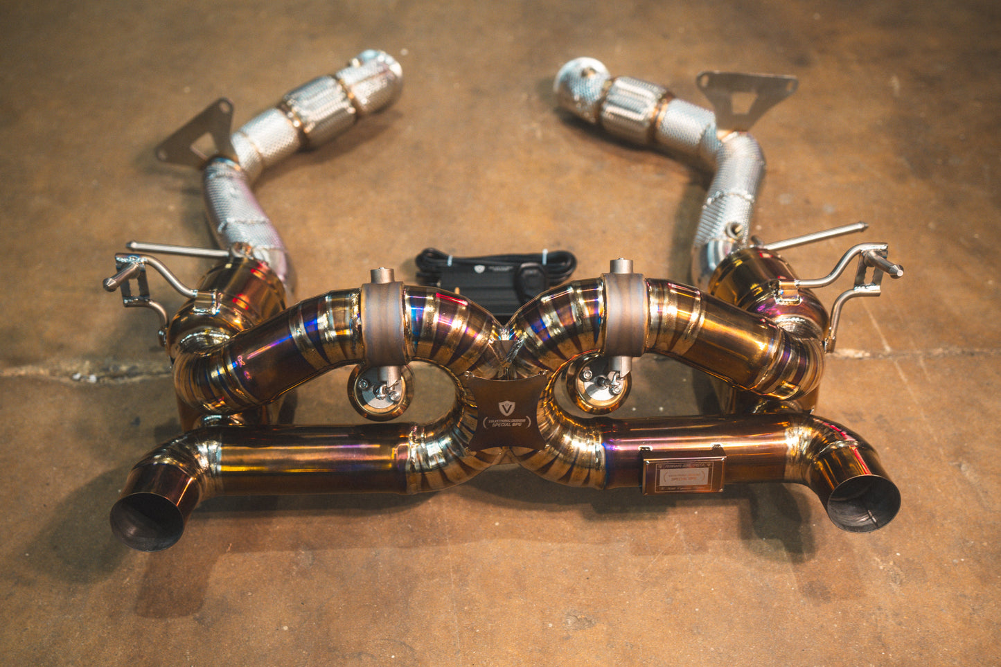 Valvetronic Design Ferrari 488 GTB Valved Sport Exhaust System