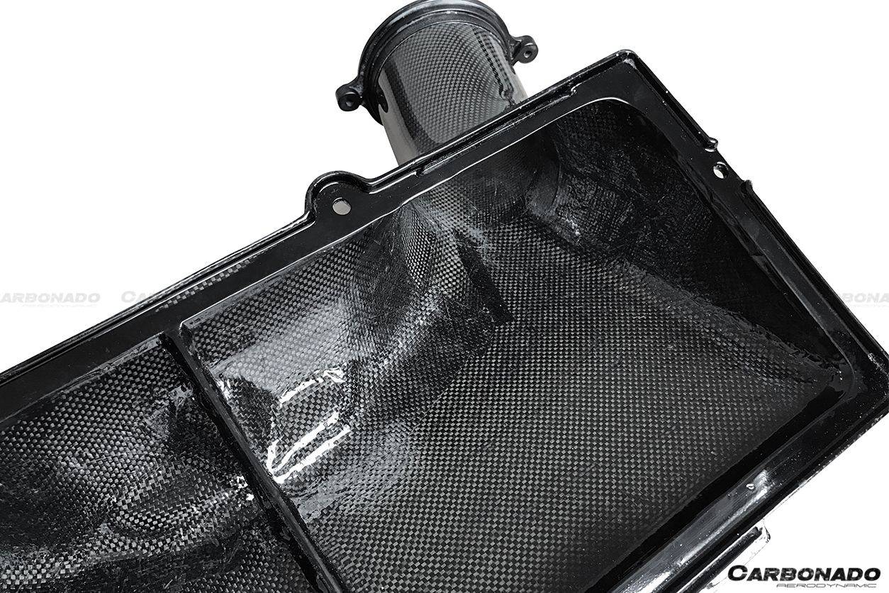 2015-2023 Ferrari F8/488 GTB/Spyder Dry Carbon Fiber Airbox - Carbonado Aero