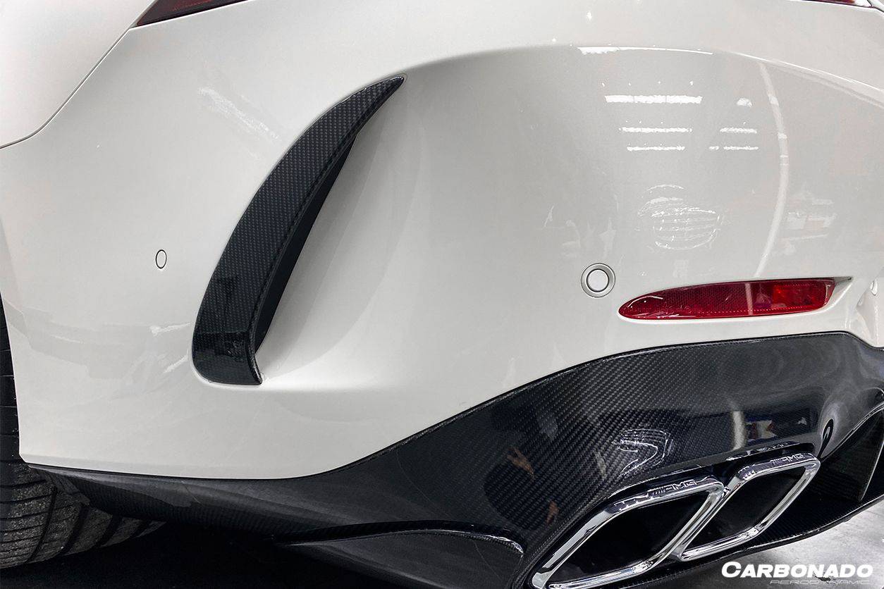 2019-2023 Mercedes Benz AMG GT63/S 4Door Coupe X290 OEM Style Carbon Fiber Rear Diffuser - Carbonado Aero