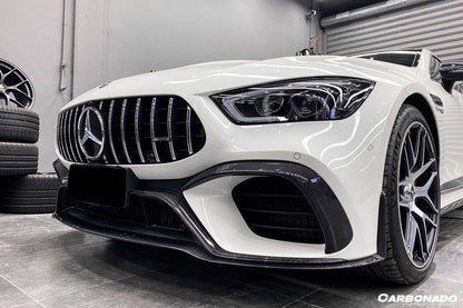2019-2023 Mercedes Benz AMG GT63/S 4Door Coupe X290 OEM Style Carbon Fiber Front Lip - Carbonado Aero