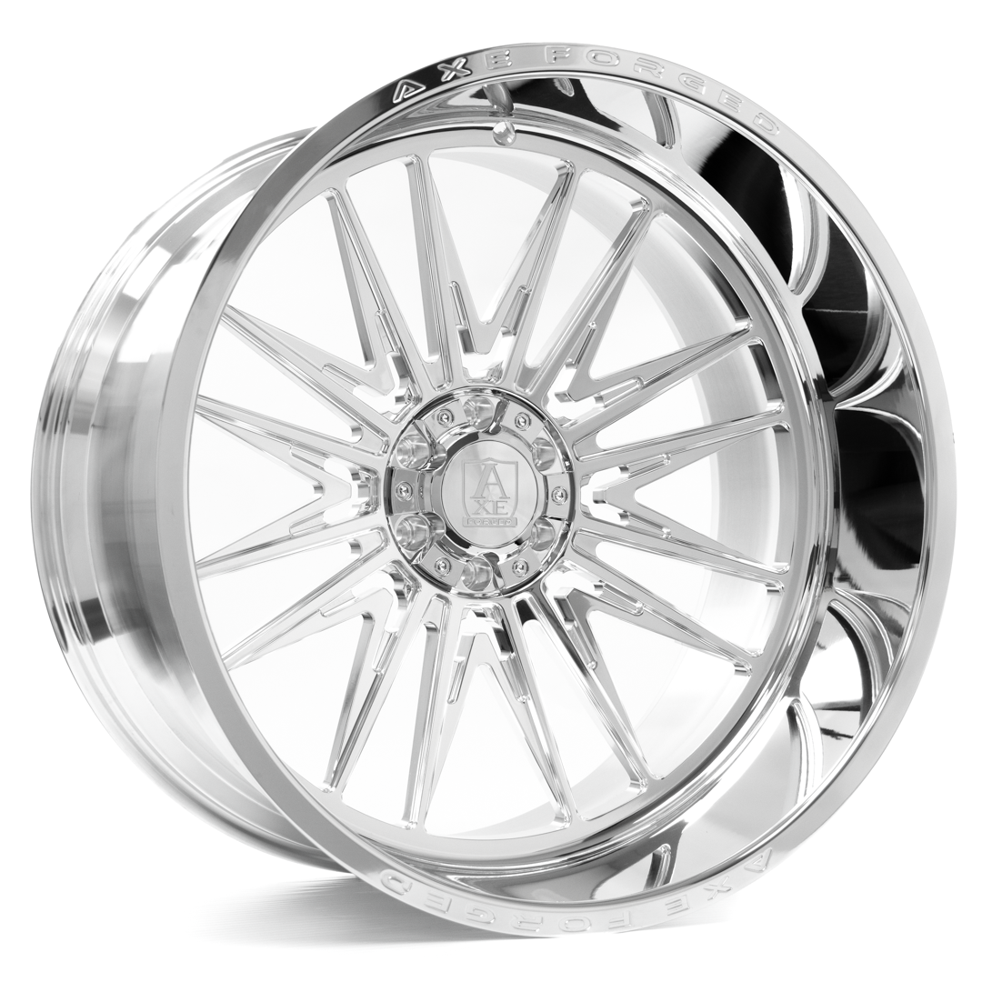 AXE WHEELS AF12 Forged FULLY POLISHED 24x14 ET-76 6x135 (Square Set of 4)