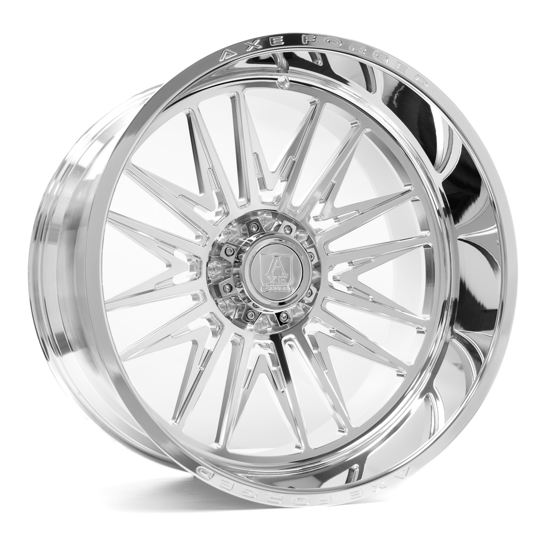 AXE WHEELS AF12 Forged FULLY POLISHED 24x14 ET-76 8x180 (Square Set of 4)