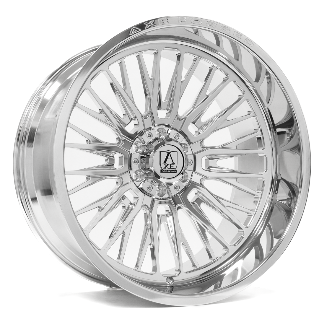 AXE WHEELS AF14 Lex Forged FULLY POLISHED 24x12 ET-44 6x139 (Square Set of 4)