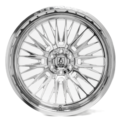 AXE WHEELS AF14 Lex Forged FULLY POLISHED 24x14 ET-76 6x139 (Square Set of 4)
