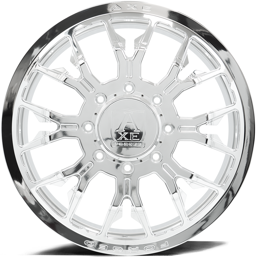 AXE WHEELS AF6 DUALLY (inner) FULLY POLISHED 24x8.25 ET-146,+168 8x210 (Square Set of 4)