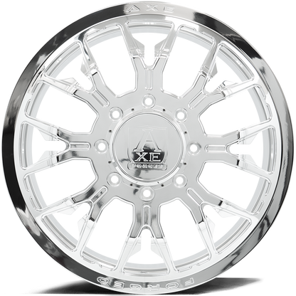AXE WHEELS AF6 DUALLY (inner) FULLY POLISHED 24x8.25 ET-146,+168 8x210 (Square Set of 4)