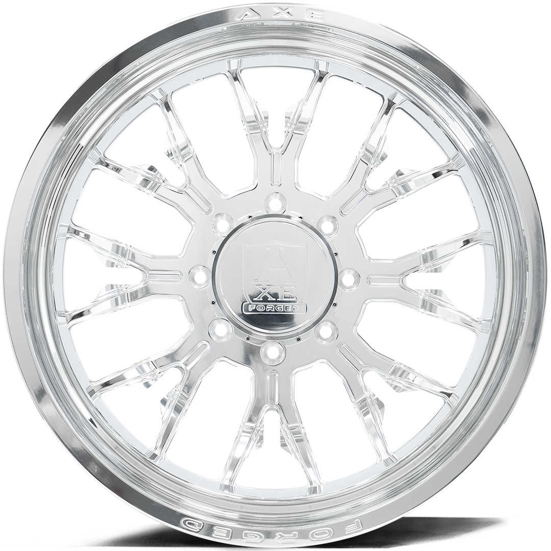 AXE WHEELS AF6 DUALLY (inner) FULLY POLISHED 24x8.25 ET-146,+168 8x210 (Square Set of 4)