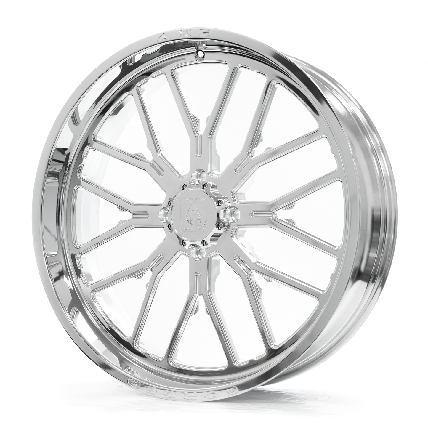 AXE WHEELS AF6 UTV FULLY POLISHED 22x7 ET0 4x137 (Square Set of 4)