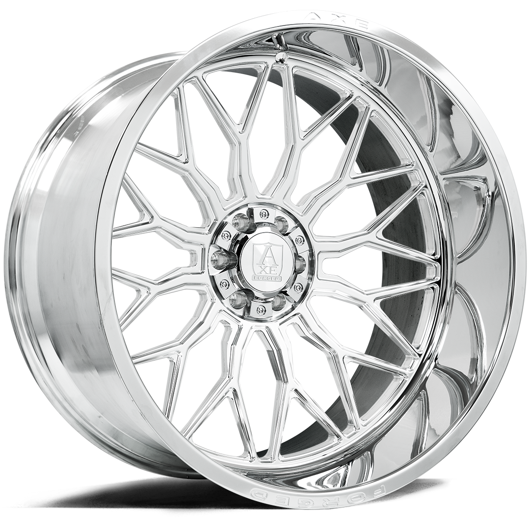AXE WHEELS AF8 Forged FULLY POLISHED 24x14 ET-76 8x180 (Square Set of 4)