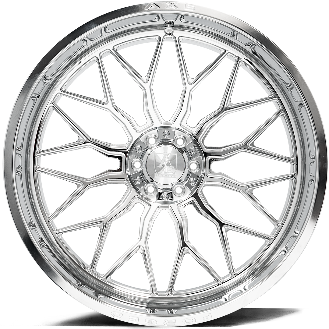 AXE WHEELS AF8 Forged FULLY POLISHED 24x14 ET-76 8x180 (Square Set of 4)