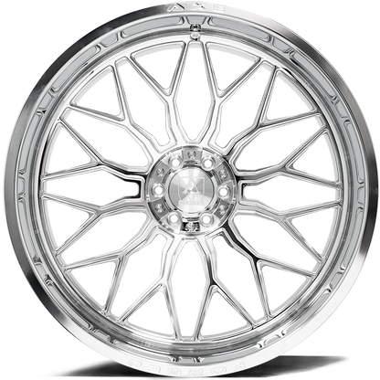 AXE WHEELS AF8 Forged FULLY POLISHED 24x14 ET-76 8x180 (Square Set of 4)