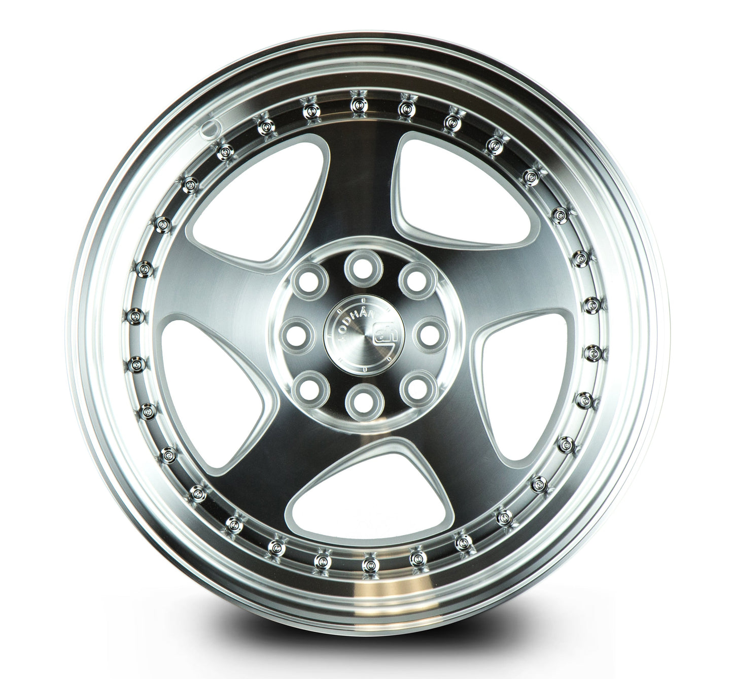 Aodhan AH01 Silver w/Machined Face - 18x9.5 +30 5x114.3 (Square Set of 4)