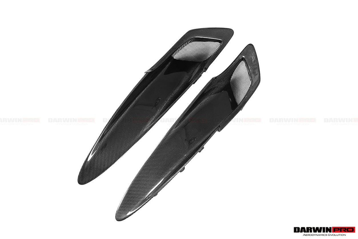 2017-2021 McLaren 720s Dry Carbon Fiber Rear Trunk Air Intake Vents Replacement - DarwinPRO Aerodynamics