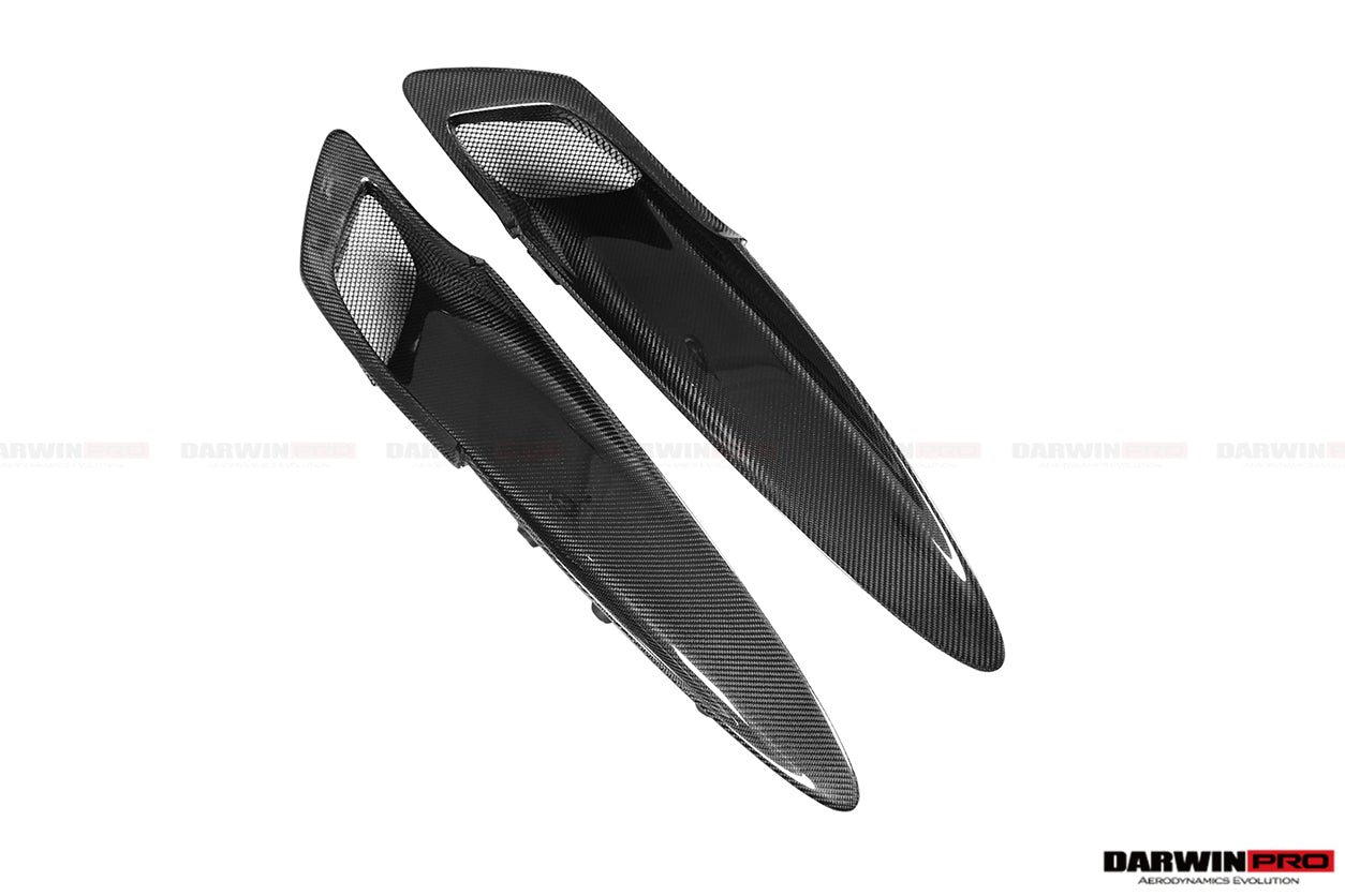 2017-2021 McLaren 720s Dry Carbon Fiber Rear Trunk Air Intake Vents Replacement - DarwinPRO Aerodynamics