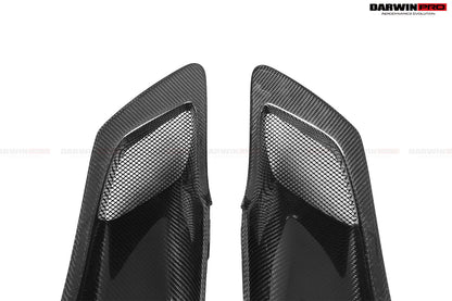 2017-2021 McLaren 720s Dry Carbon Fiber Rear Trunk Air Intake Vents Replacement - DarwinPRO Aerodynamics