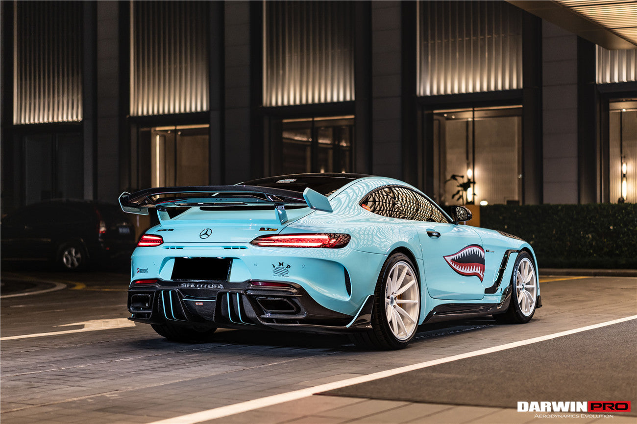 2017-2021 Mercedes Benz AMG GTC IMPII Part Carbon Fiber Rear Bumper With Exhasust tips - DarwinPRO Aerodynamics